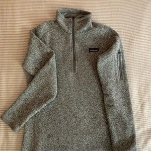 Patagonia Grey Fleece Quarter Zip “Better Sweater”